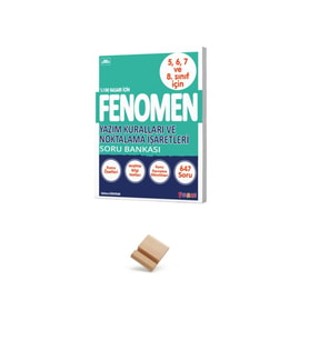 Fenomen LGS 8. Sınıf 2027 Yazım Kuralları ve Noktalama İşareti Soru Bankası + Telefon Standı
