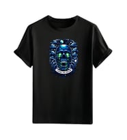 Animasyon Görselli  Unisex (Tshirt) Tişört (Siyah)