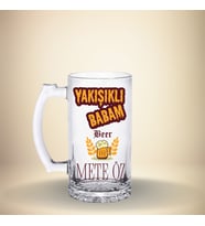 Cam Bi·ra Bardağı - Yakışıklı Babam Yazılı Babalara Özel