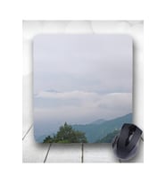 Bulutlu Manzara Tasarımlı Kare Mouse Pad