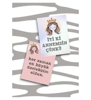 Anneye hediye Kartlar Annelere Anlamlı Doğum günü Hediyesi Anneler günü hediye kartları İAÇ08b