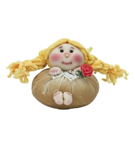 e38 EL İŞÇİLİĞİ KESE BEBEK 12 CM - 6241