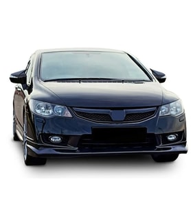 Honda Civic Uyumlu Fd6 -20062011 Yarasa Ayna Kapağı (Parlak Siyah)