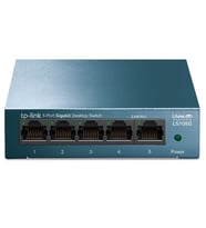 Tp-Link LS105G 5 Port Gigabit Masaüstü Ethernet Switch (Siyah)