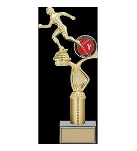 ODAK KUPA - Figürlü Kupalar - Atletizm Kadın Figürlü Kupalar FG-015 C - 35 cm