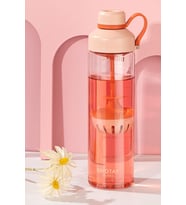 Shotay ST-6637 680ml Süzgeçli Pembe Tritan Matara