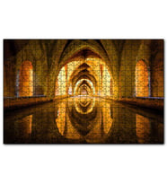 Cakapuzzle Mimari Sütunlar ve Tonozlar  Puzzle Yapboz MDF (Ahşap) (120 Parça)