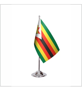 Zimbabve Tekli Masa Bayrağı