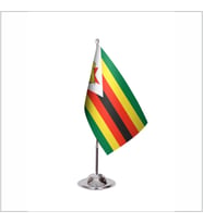 Zimbabve Tekli Masa Bayrağı