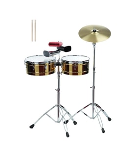 Midex DRM-21 Latin Perküsyon Timbal Seti (Stand Zil Cowbell Dahil)