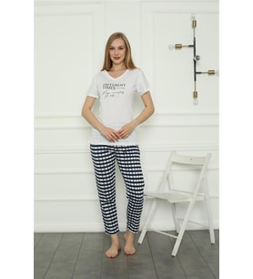 Akbeniz Kadın Penye Pijama Takım 4160