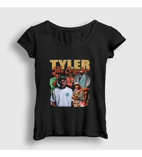 Presmono Kadın Siyah Poster Tyler The Creator T-Shirt 492731tt