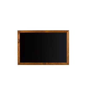 60x90 cm doğal ahşap duvara monte kara tahta, şık ve kullanışlı tasarım