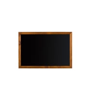 60x90 cm doğal ahşap duvara monte kara tahta, şık ve kullanışlı tasarım