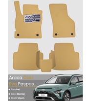 Hyundai Bayon (2021-2025) Uyumlu EVA Paspas Tam Set – Araca Özel Tasarım, Su Geçirmez,Kolay Montaj