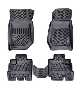Jeep Wrangler Unlimited 3D Paspas - Siyah, 4 Kapı  2014-2018 Arası