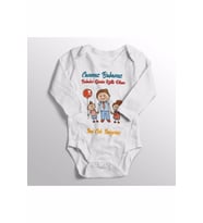 Bebek Beyaz Canımız Babamız Seni Çok Seviyoruz Babalar Günü Zıbın