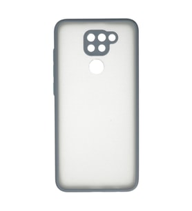 Xiaomi Redmi Note 9 Kılıf Montreal Silikon Kapak - Gri