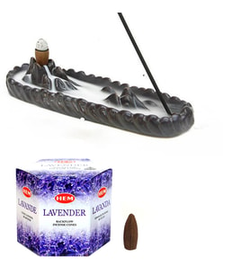 Hem Lavender Backflow Geri Akış Koni Tütsü 40 Adet