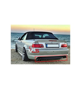 BMW E46 M TAMPON DİFÜZÖR  TİP FİBERGLASS BOYASIZ