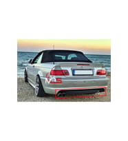 BMW E46 M TAMPON DİFÜZÖR  TİP FİBERGLASS BOYASIZ