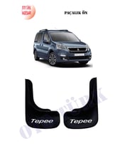 Peugeot Partner Tepee Ön Paçalık Tozluk Çamurluk (Siyah - Beyaz)