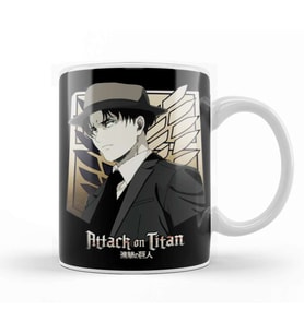 Levi Attack On Titan Survey Corps Kupa Bardak Porselen