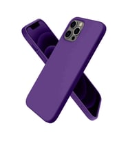 İphone 12 Pro Kılıf First Silikon - Mürdüm