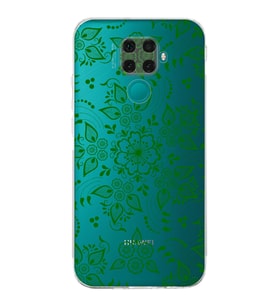 Huawei Mate 30 Lite  Kamera korumalı Kapak Nostalji Desen Tasarımlı  Şeffaf Kılıf