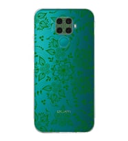 Huawei Mate 30 Lite  Kamera korumalı Kapak Nostalji Desen Tasarımlı  Şeffaf Kılıf
