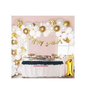 Çıtıpıtıstore 1 Yaş Lüks Doğum Günü Balon Set