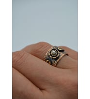 STONEAGE ÖZEL TASARIM İNCİLİ YÜZÜK