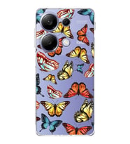 PrintiFy Xiaomi Redmi Note 13 Pro 4G ile Uyumlu Water Color 2  Kamera Korumalı Şeffaf  Kılıf
