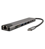 Ayt Raca RC-29630 Type-C 8 İn1 HDMI Çok Fonksiyonlu USB 3.0 Dock Station Macbook PC Playstation Xbox