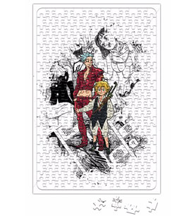 Meliodas e Ben Puzzle 240 Parça Yapboz