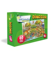 60 Parça Puzzle Dinozor