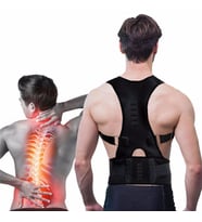 Unisex Kamburluk Önleyici Medikal Ortopedik Dik Duruş Korsesi Spor Sırt Dik Durma Korsesi Yeleği
