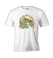 Dinosaurs Family Big Cousin Beyaz Erkek Tshirt