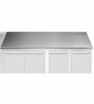 Electrolux Professional Üst Tabla, Sırtsız, 1600 Mm, 1,5 Mm Kalınlıkta Üst Tabla 18 Mm Kalınlığında Ses Sönümlendirici Malzeme Ve Ayrıca 2 Paslanmaz Kayıtla Güçlendirilmiştir - Modular Line TPLA16