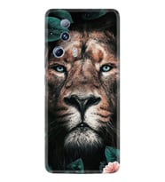 Xiaomi Mi 13 Lite Kılıf Resimli Desenli Baskılı Silikon Leon Flowers 1333