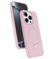 Newface Apple iPhone 14 Pro Max Regal Magsafe Standlı Kapak - Açık Pembe