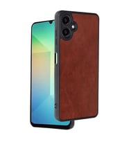 Samsung Galaxy A06 Kılıf Aras Deri Kapak - Bordo