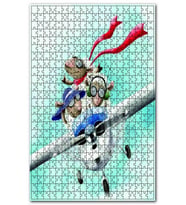 Cakapuzzle Pilot Koyunlar Gökyüzünde Puzzle Yapboz MDF (Ahşap) (120 Parça)