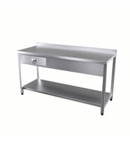 Vital  VCT-TC-127 Çalışma Tezgahı Taban Raflı Çekmeceli