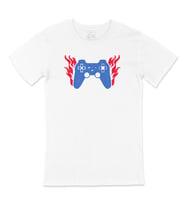 Mavili Joystick Tişört