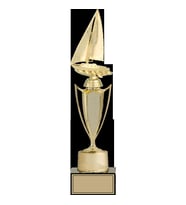 ODAK KUPA - Figürlü Kupalar - Yelken Figürlü Kupalar FG-040 B - 40 cm