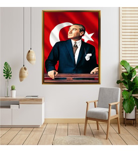 ÇERÇEVELİ ATATÜRK TABLO S368
