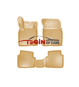 Honda Accord 2002-2008 3D Havuzlu Paspas Bej