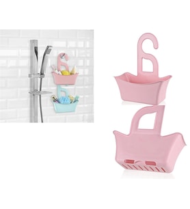 Banyo Sepeti Delikli Sepet Çok Amaçlı Sabun Şampuan Tutucu Raf