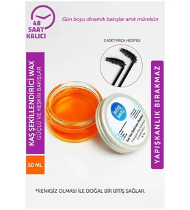 LastingBeauty Kaş Sabitleyici & Kaş Şekillendirici Wax Besleyici Keratin Ve E Vitamin Içerikli 50ml